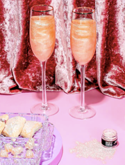 Champagne Rose Gold Edible Glitter - 4g Jar  Fancy Sprinkles   