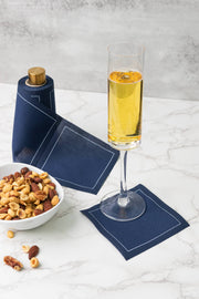 Midnight City Cocktail Napkin Roll Toasting With Tara