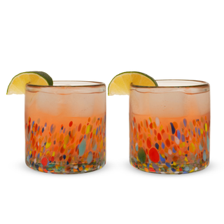 Segunda Vida Artistico Recycled Glass Tumblers - Set of 2 Twine