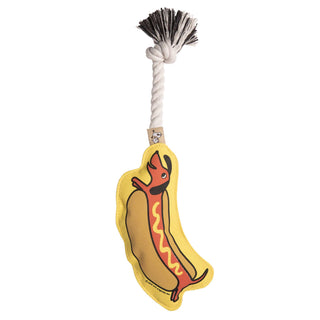 Rope Dog Toy | Hot Dog Dapper Speckle and Spot by Ore’ Originals