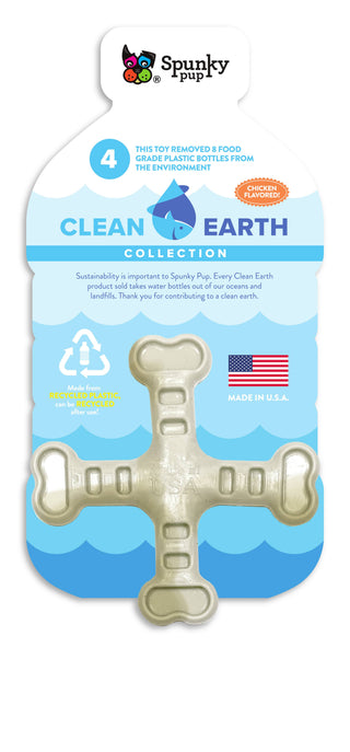 Clean Earth Recycled Hard Chews - Made in the USA Spunky Pup