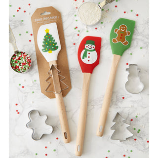 Christmas Spatula And Cookie Cutter Gift Set  Design Imports   