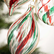 Plaid Ornament Candy Ribbon  Sullivans   