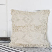 Beige Diamond Pattern Pillow 20x20  PD Home   