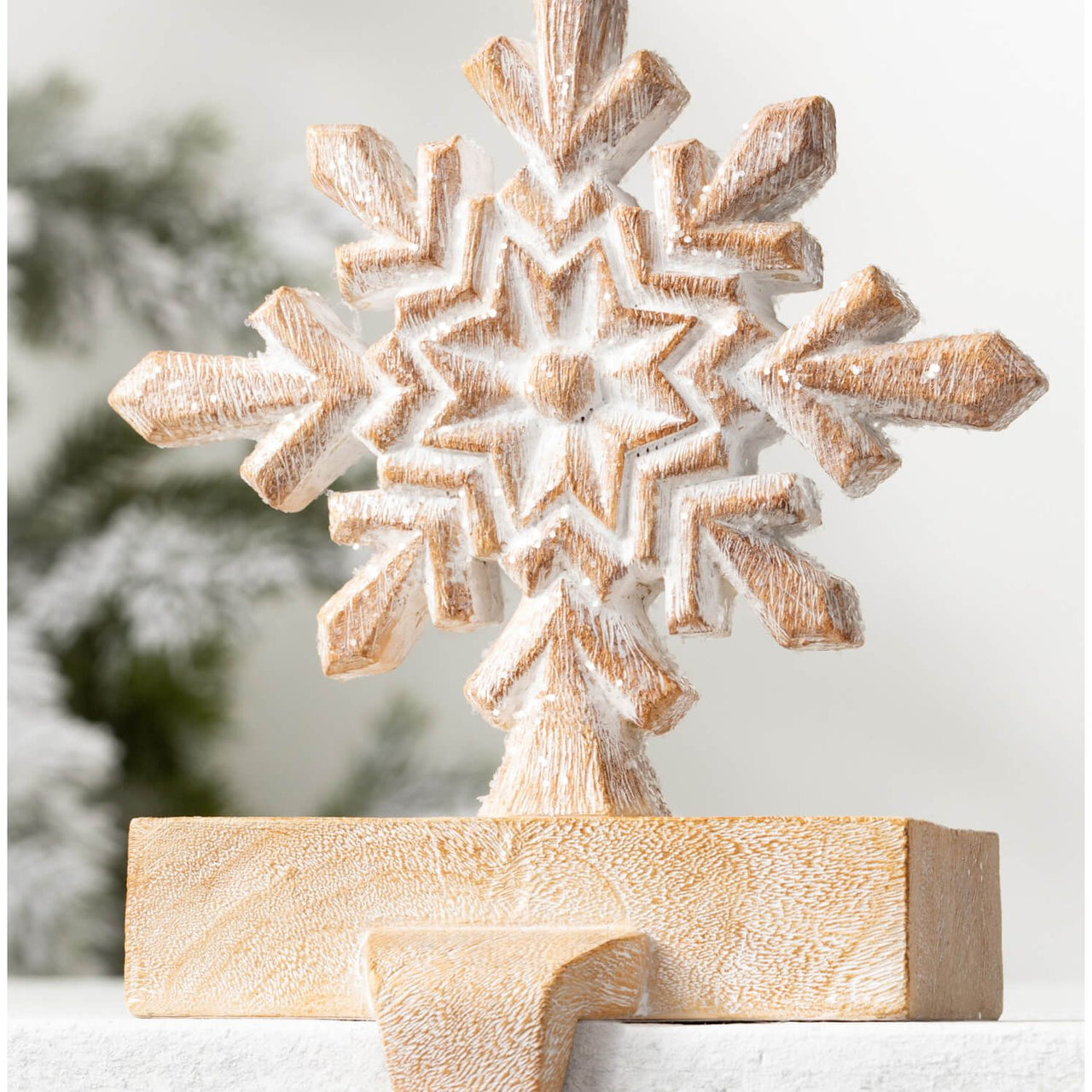 Snowflake Stocking Holder  Sullivans   