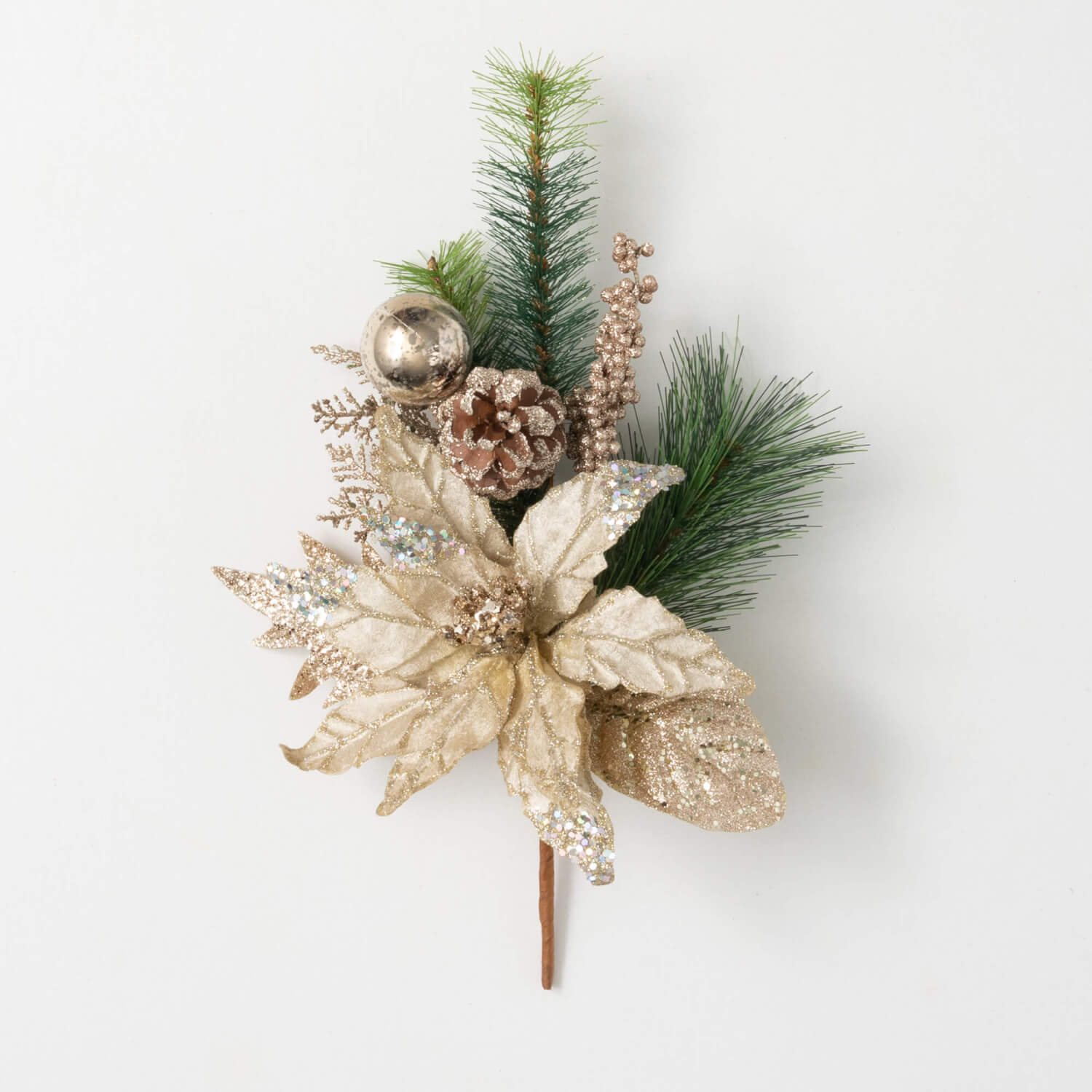 Poinsettia/Pine Pick  Sullivans   