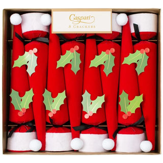 Christmas Cone Crackers - Santa Hat - 12 Inch/8In  Caspari   