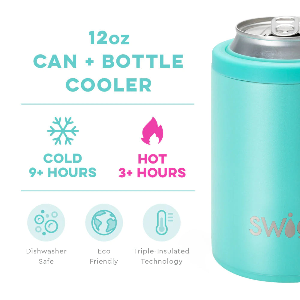 Can/Bottle Cooler - Aqua  Swig Life   
