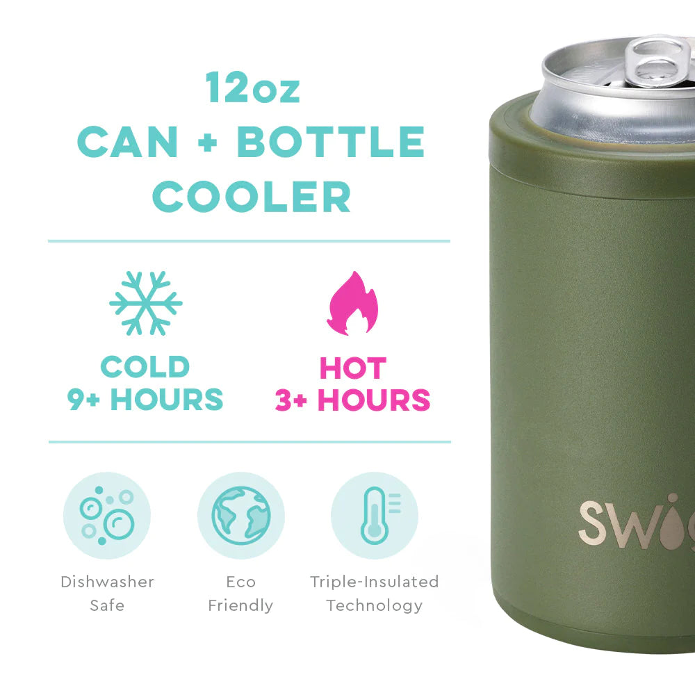 Can/Bottle Cooler - Olive  Swig Life   