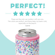 Skinny Can Cooler - Pink Confetti  Swig Life   