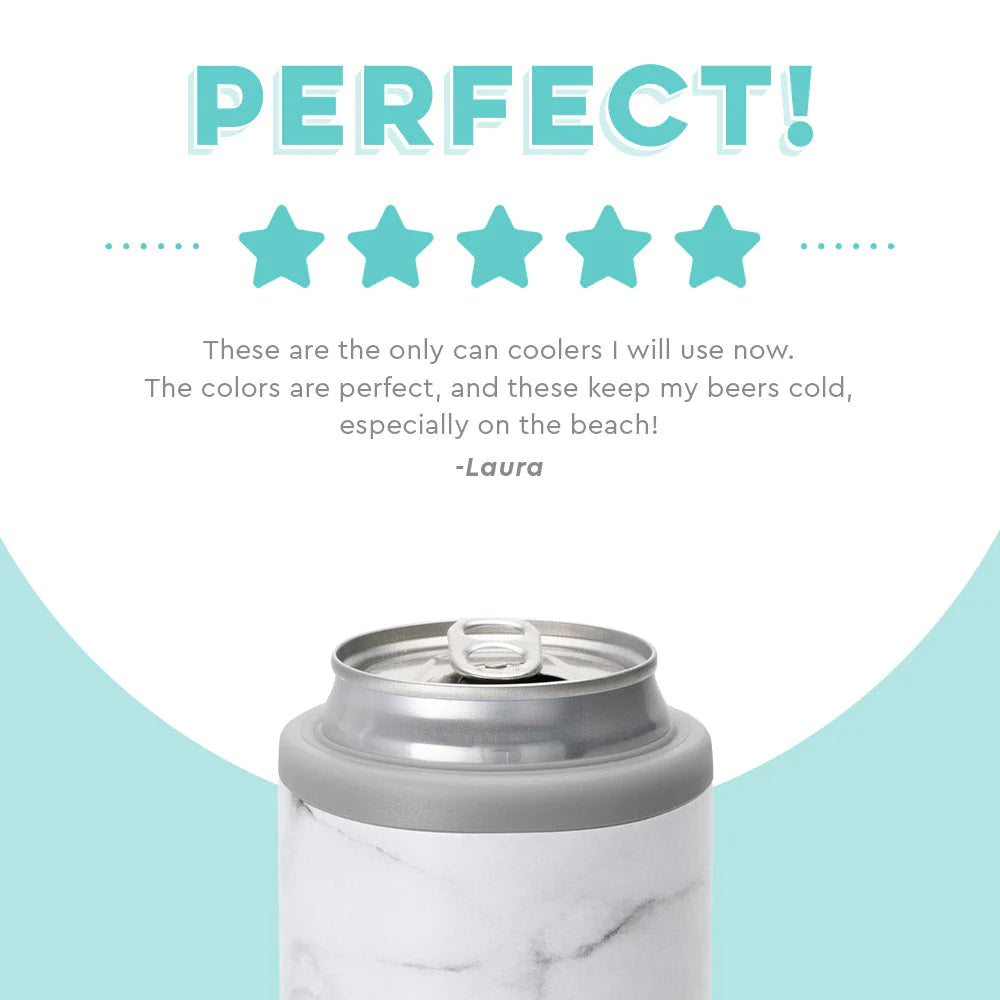 Swig Marble Skinny Can Cooler (12oz)