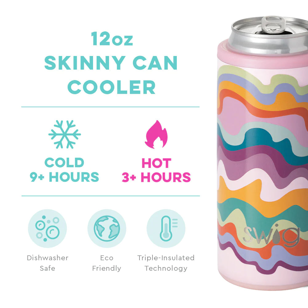 Skinny Can Cooler - Sand Art  Swig Life   