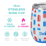Stemless Wine Cup - 14oz - Rocket Pop  Swig Life   