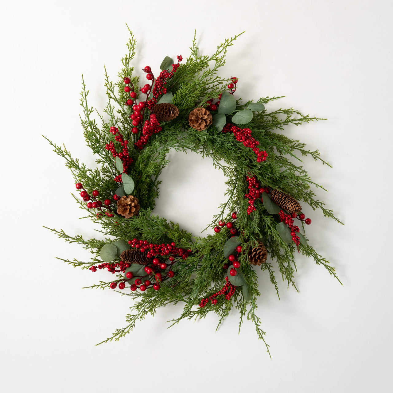 Cedar & Berry Wreath  Sullivans   