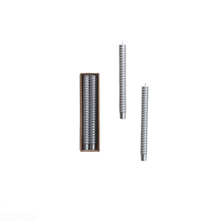 Unscented Faceted Taper Candles in Box Candles Creative Co-Op