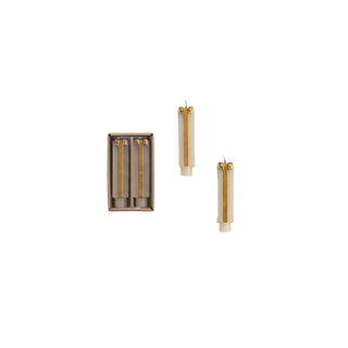 Unscented Package Shaped Taper Candles in Box, Set of 2 Candles CCOI