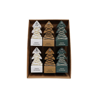 LED String Lights on Tree Shaped Display Cards Lighting Creative Co-Op