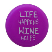 Life Happens Wine Helps - Wine Cap  Capabunga   