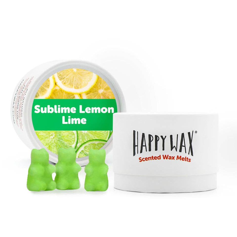 Sublime Lemon Lime Wax Melts - Eco Tin  Happy Wax   