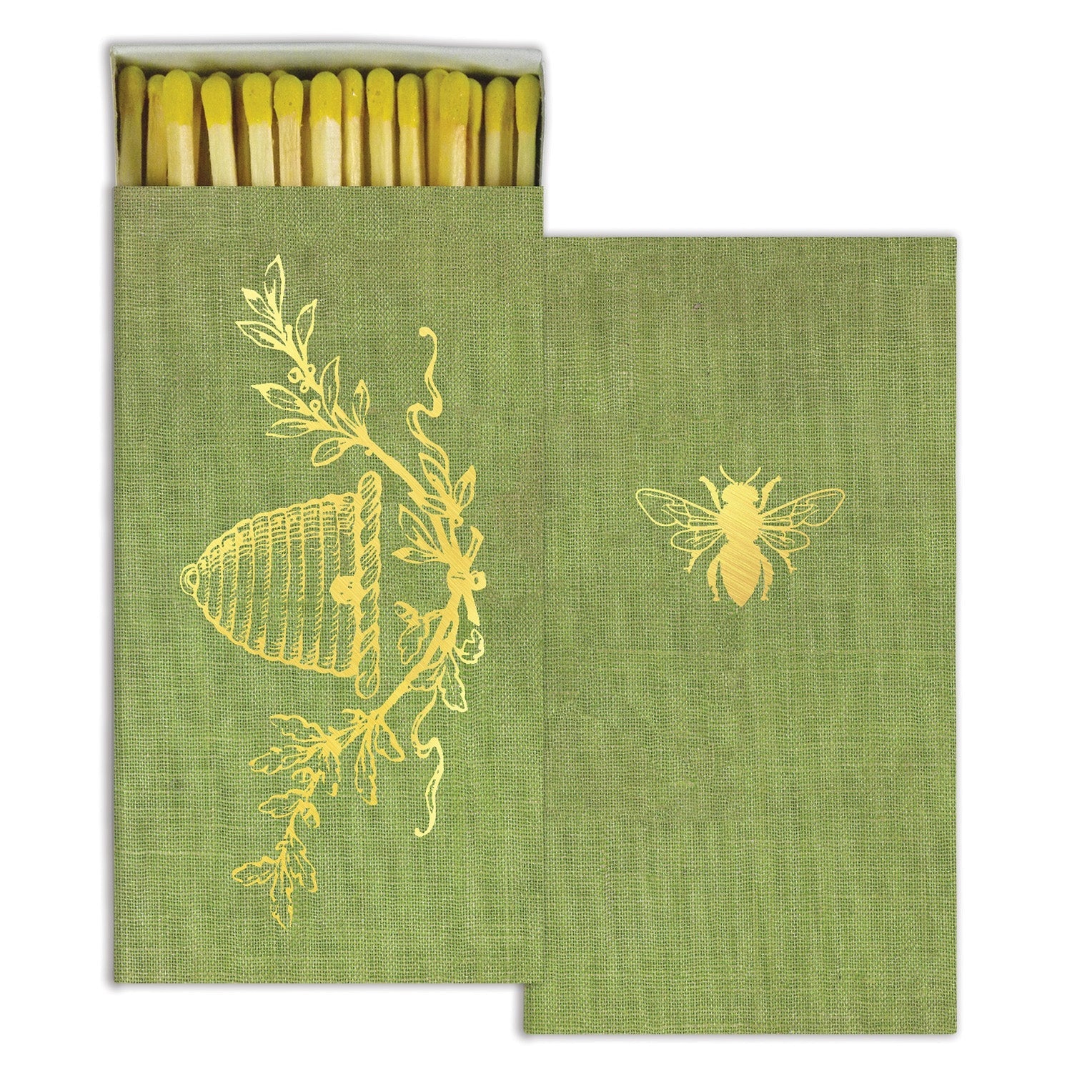 Matches - Bee Crest - Gold Foil  HomArt   