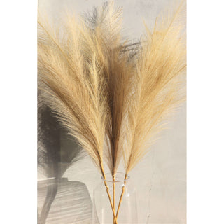 Large Cream Faux Pampas Grass - Individual Artificial Flora Wildflower Co.   