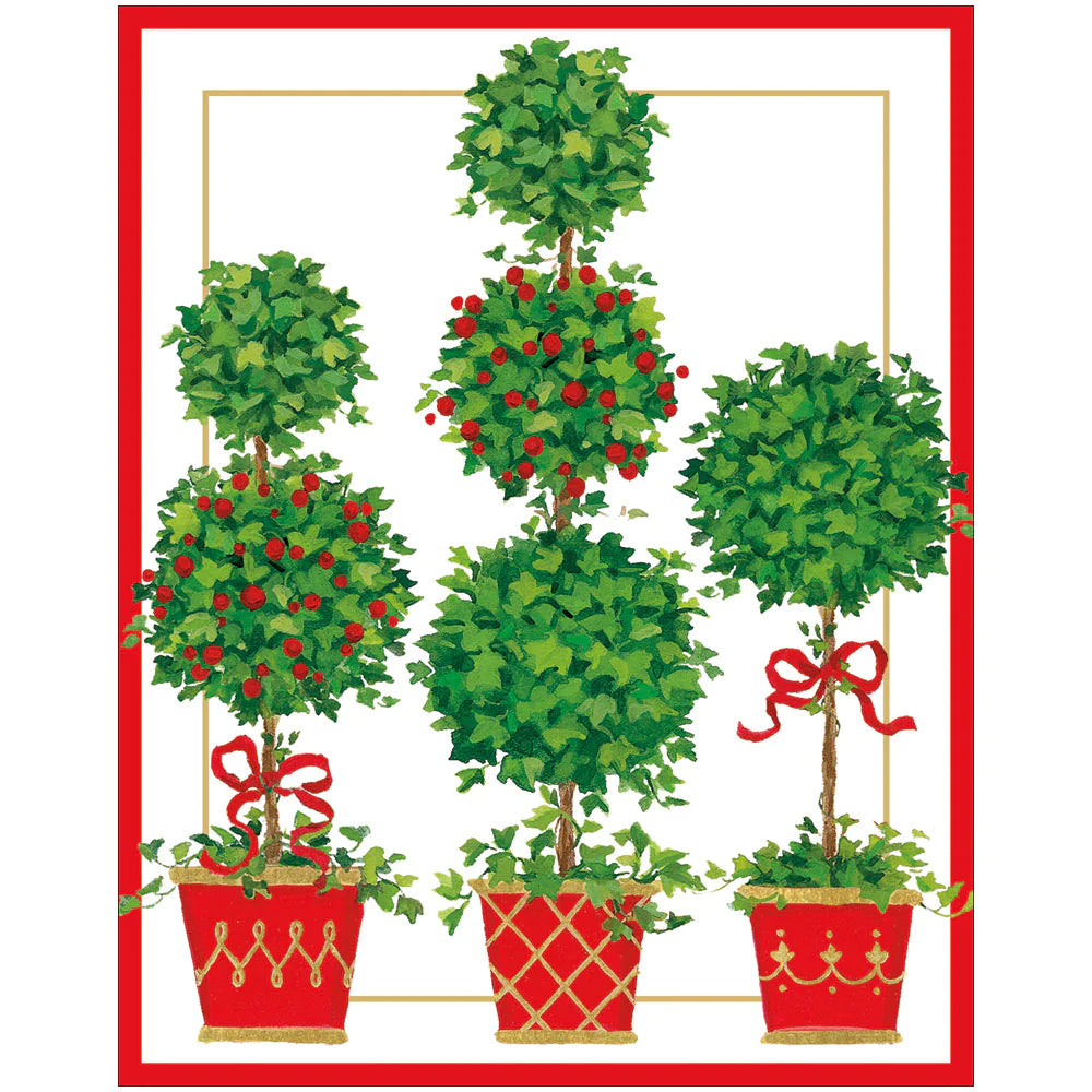 Topiaries - Boxed Christmas Cards  Caspari   