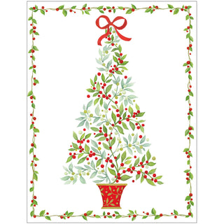 Twining Greenery Tree - Boxed Christmas Cards  Caspari   