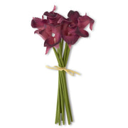 Real Touch Calla Lily Bundle - 12 Stems Artificial Flora K&K Fuchsia  