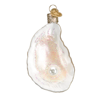 Oyster With Pearl Ornament  Old World Christmas   