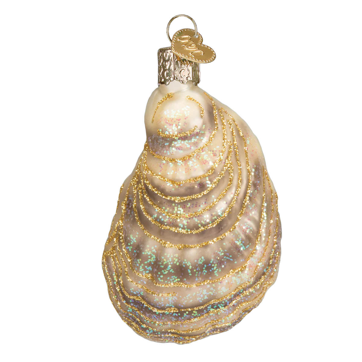 Oyster With Pearl Ornament  Old World Christmas   