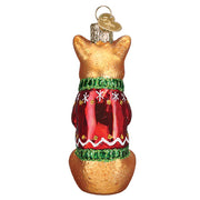 Christmas Corgi Ornament  Old World Christmas   