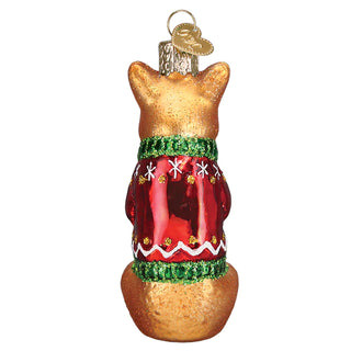 Christmas Corgi Ornament  Old World Christmas   