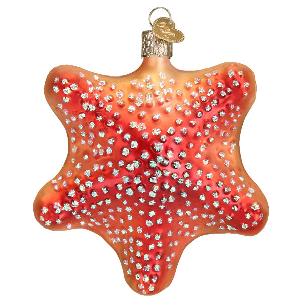 Red Starfish Ornament  Old World Christmas   