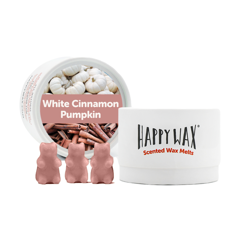 White Cinnamon Pumpkin Wax Melts  Happy Wax   