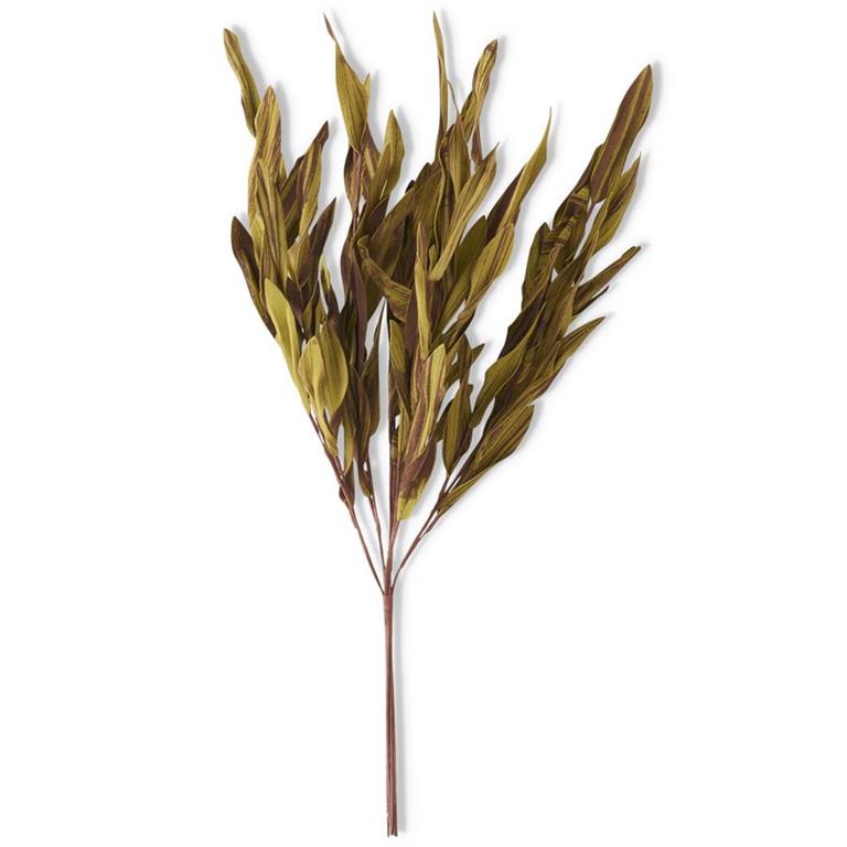 Brown & Green Leaf Spray Artificial Flora K&K   