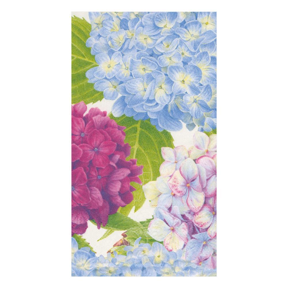 Guest Towel Napkin - Hydrangea Garden Blue