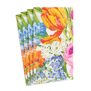 Guest Towel Napkin - Redoute Floral Ivory Paper Napkins Caspari   