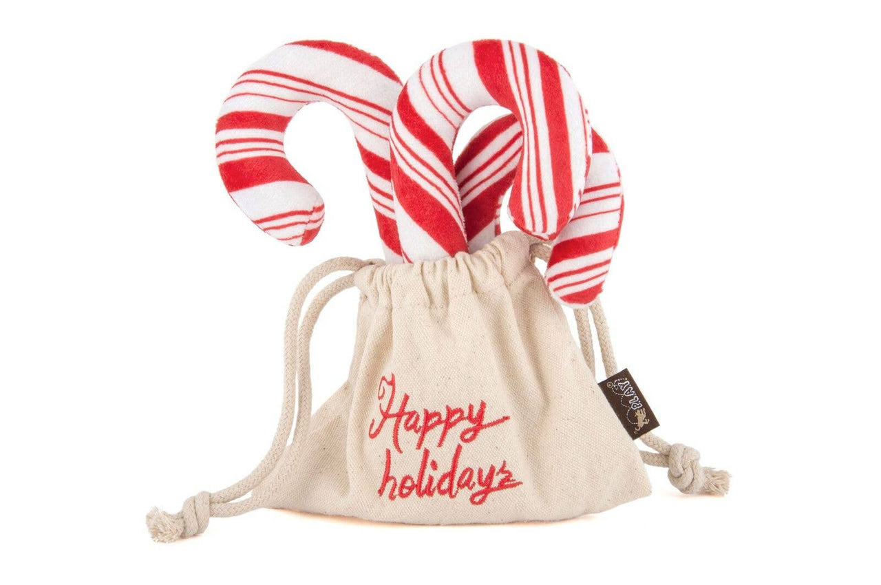 Holiday Classic - Candy Canes: 6.3 x 2.8 x 6.7  P.L.A.Y. Pet Lifestyle and You   