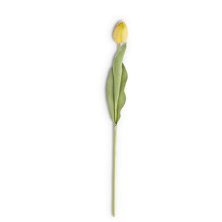 Yellow Real Touch Tulip 26" Artificial Flora K&K   