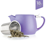Pluto Violet Porcelain Teapot Infuser 18.2 oz.  TEALYRA   