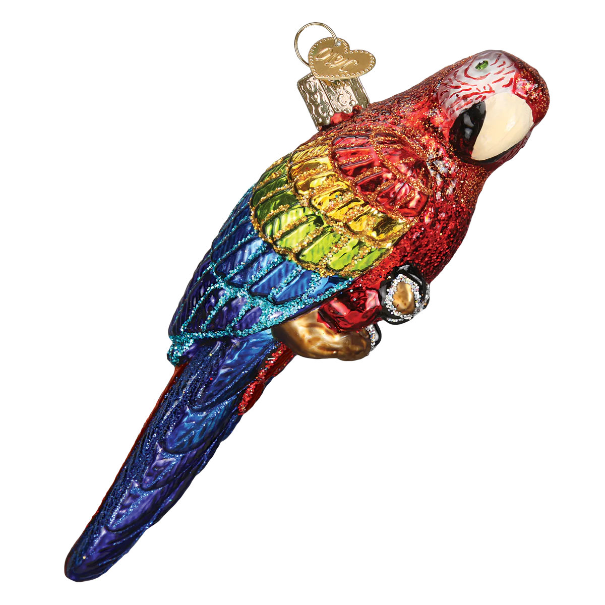 Tropical Parrot Ornament  Old World Christmas   