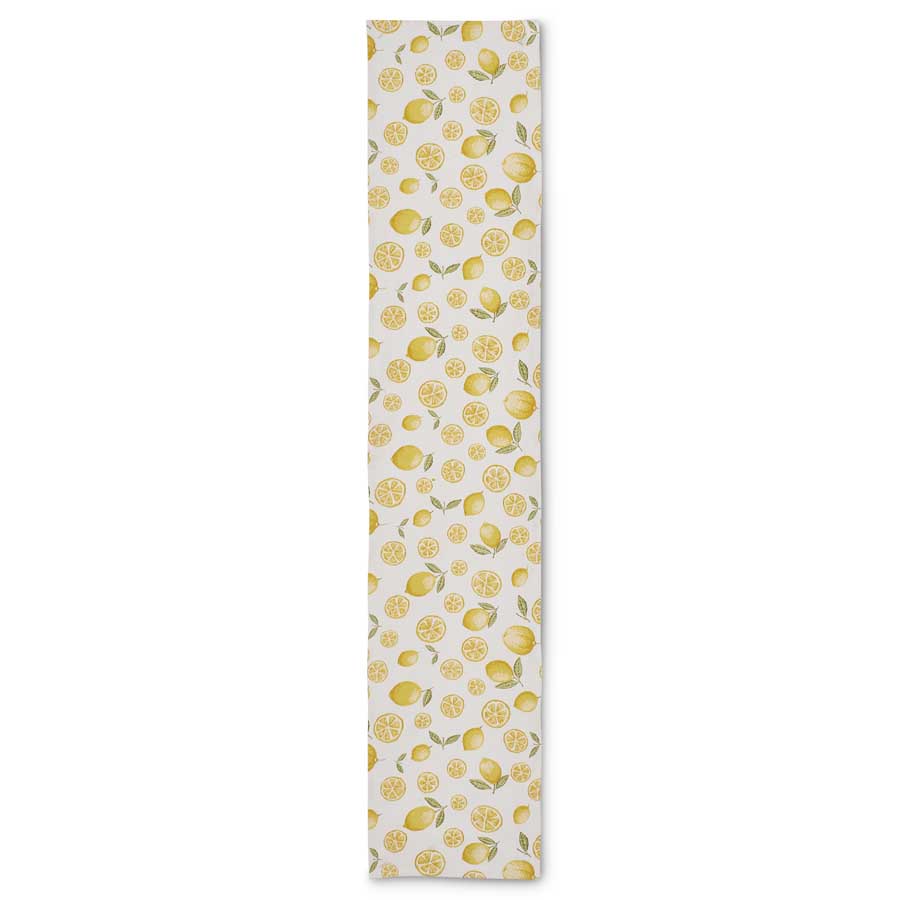 Cotton Lemon Table Runner 70"  K&K   