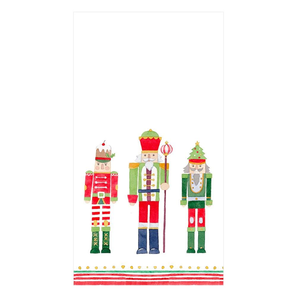 Guest Towel Napkin - March Of The Nutcrackers  Caspari   