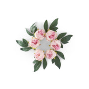Real Touch Peony Candle Ring  K&K Pink  