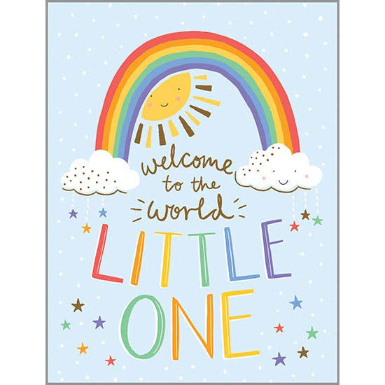 Baby Card - Baby Rainbow  GINA B DESIGNS   