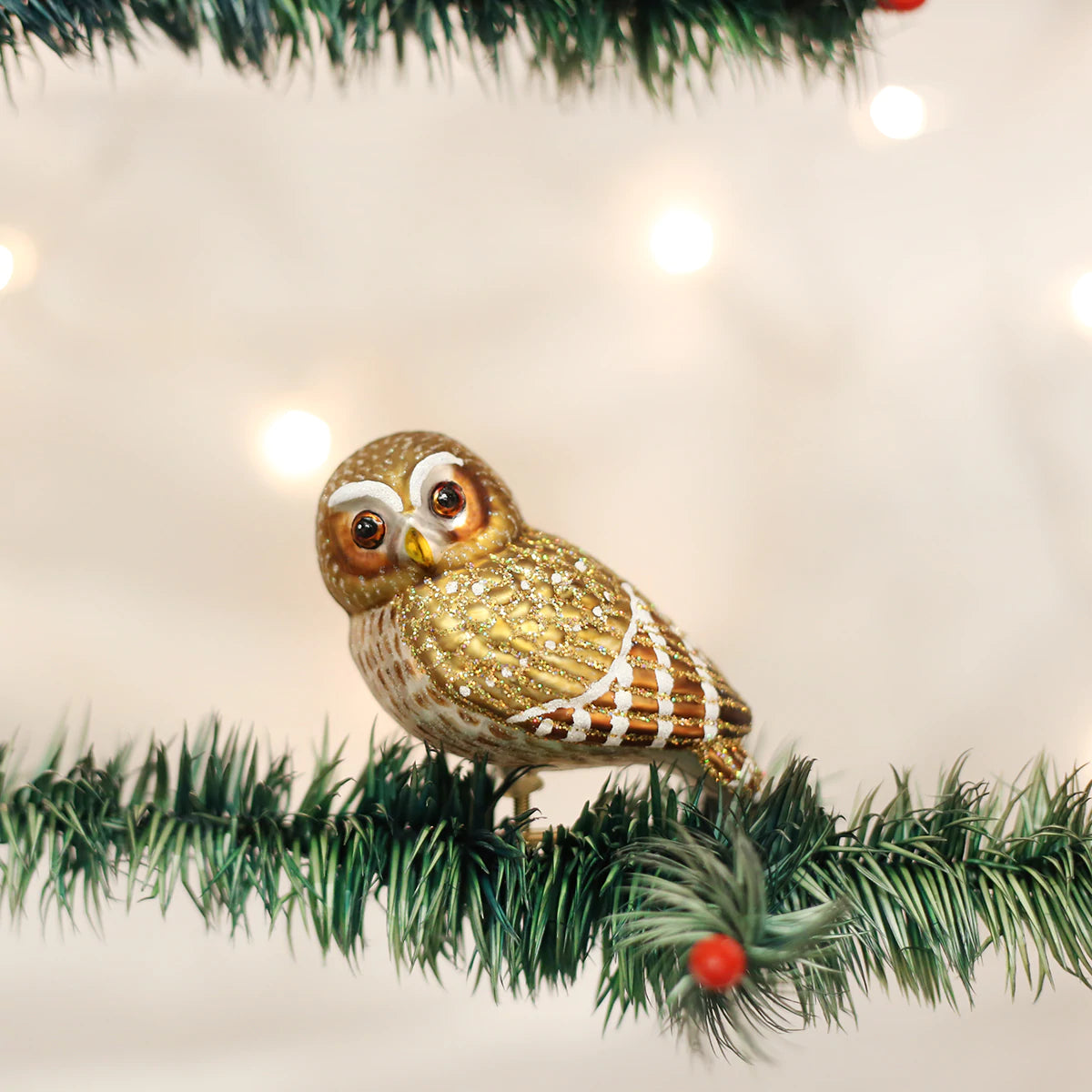 Pygmy Owl Ornament  Old World Christmas   