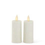 White Luminara Indoor Votive Candle 2pk  K&K   