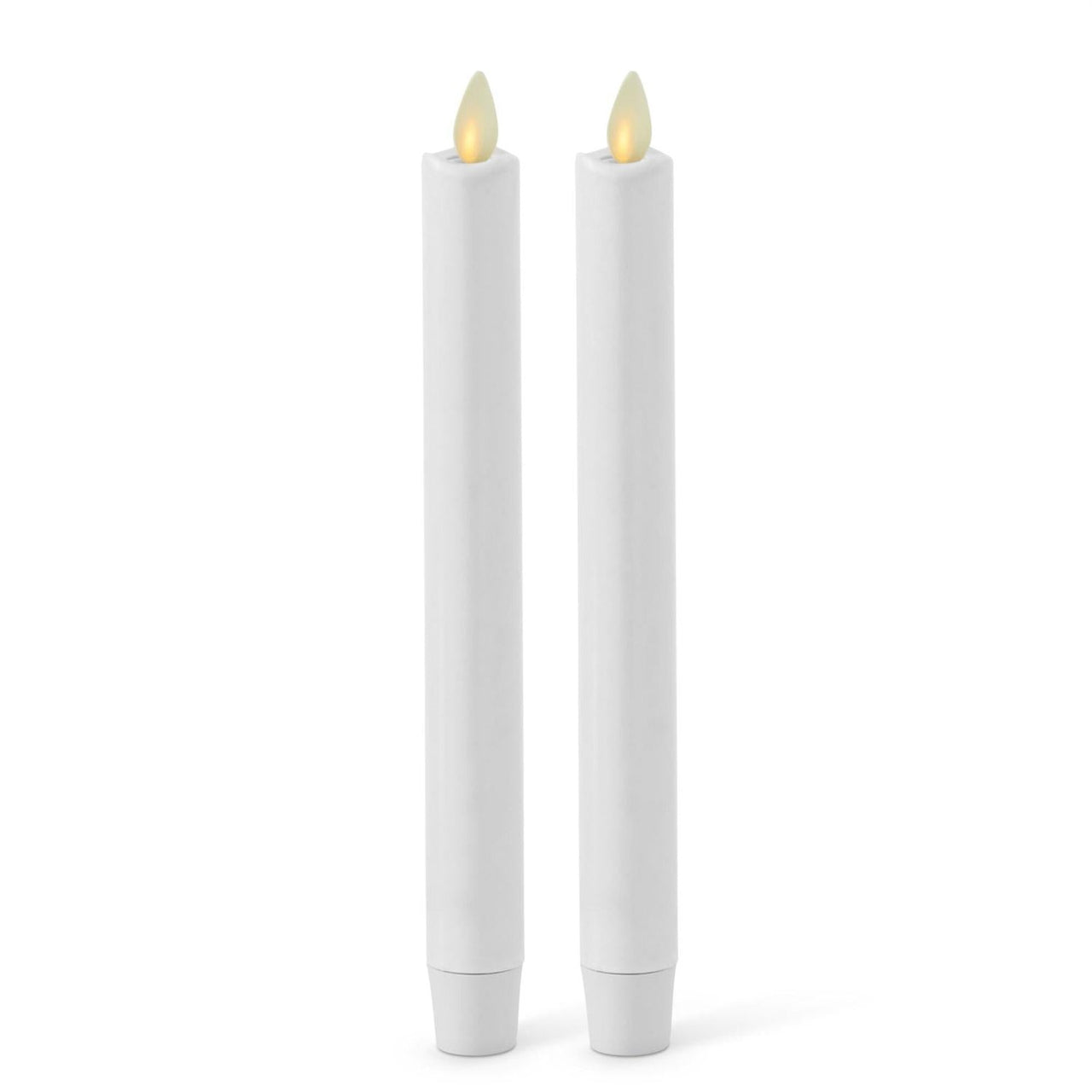 Luminara - White Flameless Taper Candle 9.75" Flameless Candles K&K   