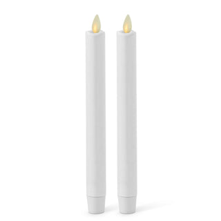 Luminara - White Flameless Taper Candle 9.75" Flameless Candles K&K   