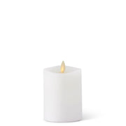 Luminara - Indoor Flameless Pillar - 3" DIa - White Flameless Candles K&K Small  